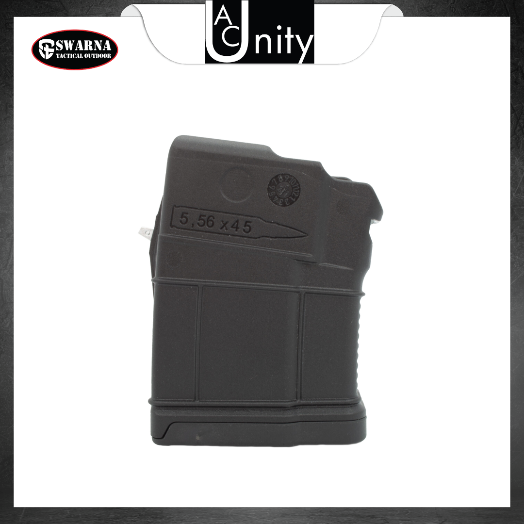 AC UNITY AK556 Magazine 5,56x45mm 10 Rds (No Side Windows) Black